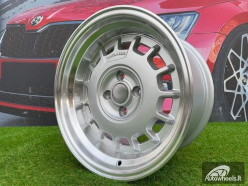 Ratlankis VW Classic Steel Type 2 Style R15X8.25J 4X100 ET20 73.1 Silver