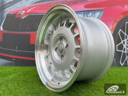 Ratlankis VW Classic Steel Type 2 Style R15X8.25J 4X100 ET20 73.1 Silver