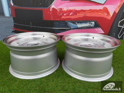 Ratlankis VW Classic Steel Type 2 Style R15X8.25J 4X100 ET20 73.1 Silver