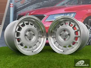 Ratlankis VW Classic Steel Type 2 Style R15X8.25J 4X100 ET20 73.1 Silver