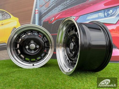 Ratlankis VW Classic Steel Type 2 Style R15X8.25J 4X100 ET20 73.1 Black