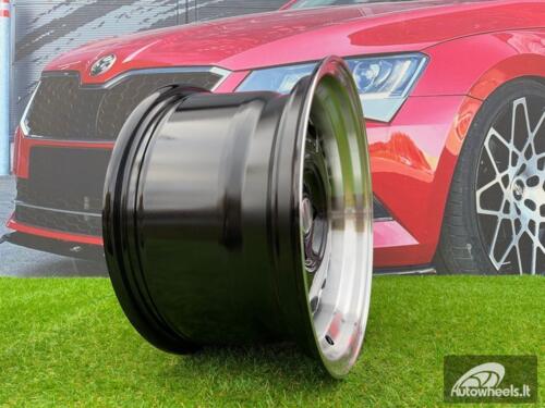 Ratlankis VW Classic Steel Type 2 Style R15X8.25J 4X100 ET20 73.1 Black