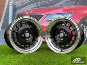 Ratlankis VW Classic Steel Type 2 Style R15X8.25J 4X100 ET20 73.1 Black