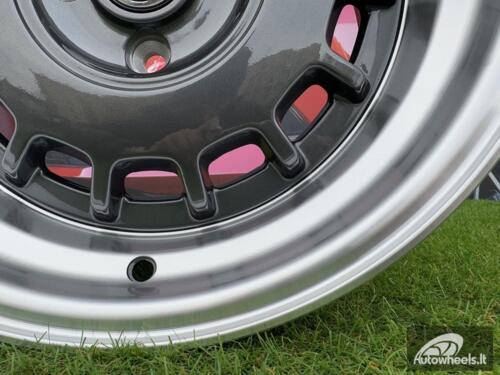Ratlankis VW Classic Steel Type 2 Style R15X8.25J 4X100 ET20 73.1 Grey with Diamond cut lip