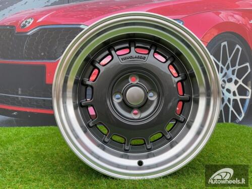 Ratlankis VW Classic Steel Type 2 Style R15X8.25J 4X100 ET20 73.1 Grey with Diamond cut lip