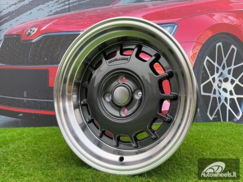 Ratlankis VW Classic Steel Type 2 Style R15X8.25J 4X100 ET20 73.1 Grey with Diamond cut lip