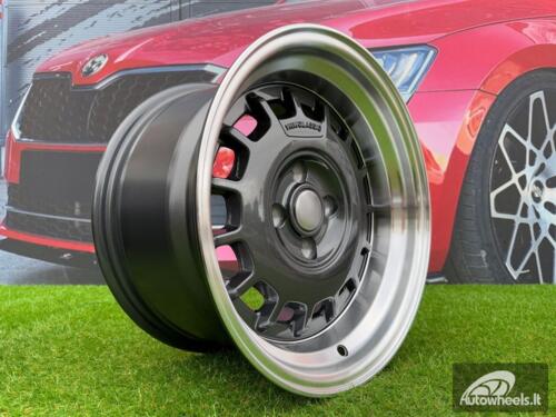 Ratlankis VW Classic Steel Type 2 Style R15X8.25J 4X100 ET20 73.1 Grey with Diamond cut lip