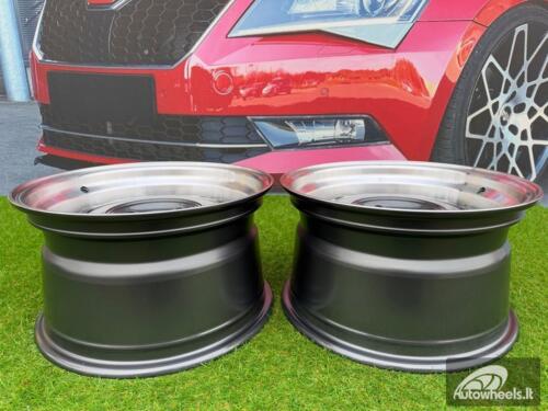 Ratlankis VW Classic Steel Type 2 Style R15X8.25J 4X100 ET20 73.1 Grey with Diamond cut lip