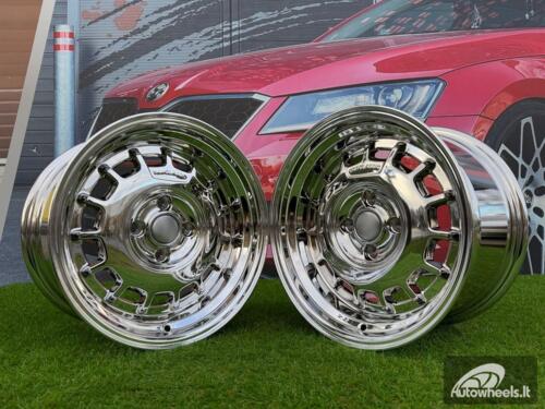 Ratlankis VW Classic Steel Type 2 Style R15X8.25J 4X100 ET20 73.1 Chrome