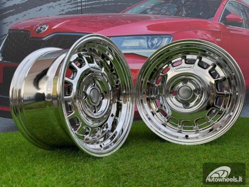 Ratlankis VW Classic Steel Type 2 Style R15X8.25J 4X100 ET20 73.1 Chrome