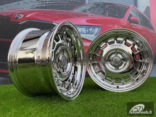 Ratlankis VW Classic Steel Type 2 Style R15X8.25J 4X100 ET20 73.1 Chrome