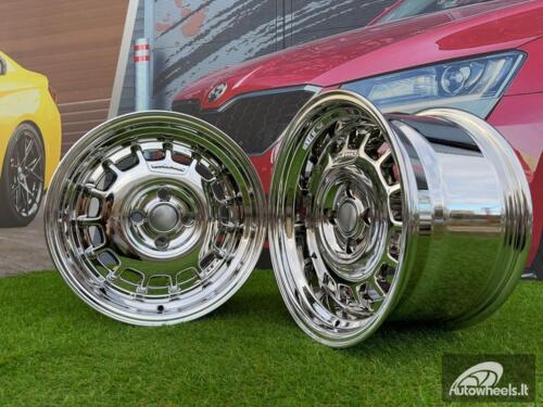 Ratlankis VW Classic Steel Type 2 Style R15X8.25J 4X100 ET20 73.1 Chrome