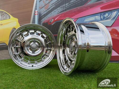 Ratlankis VW Classic Steel Type 2 Style R15X8.25J 4X100 ET20 73.1 Chrome