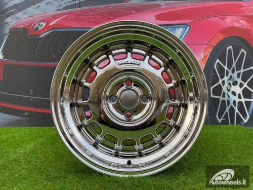 Ratlankis VW Classic Steel Type 2 Style R15X8.25J 4X100 ET20 73.1 Chrome