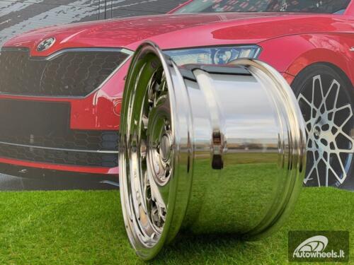 Ratlankis VW Classic Steel Type 2 Style R15X8.25J 4X100 ET20 73.1 Chrome
