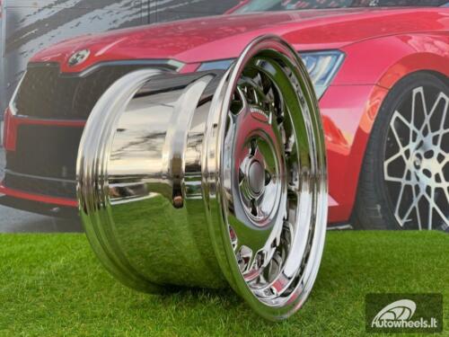 Ratlankis VW Classic Steel Type 2 Style R15X8.25J 4X100 ET20 73.1 Chrome