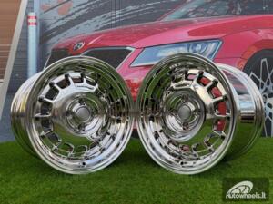 Ratlankis VW Classic Steel Type 2 Style R15X8.25J 4X100 ET20 73.1 Chrome