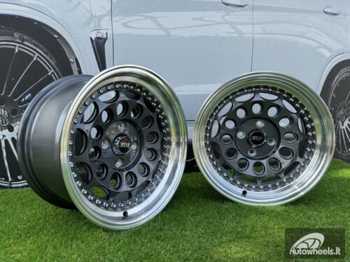  Ratlankis HVN Rotiform Style  R15X8J 4X100 ET10 73.1 Grey with Diamond cut lip