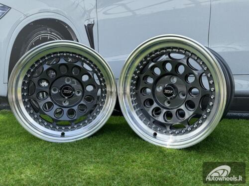  Ratlankis HVN Rotiform Style  R15X8J 4X100 ET10 73.1 Grey with Diamond cut lip