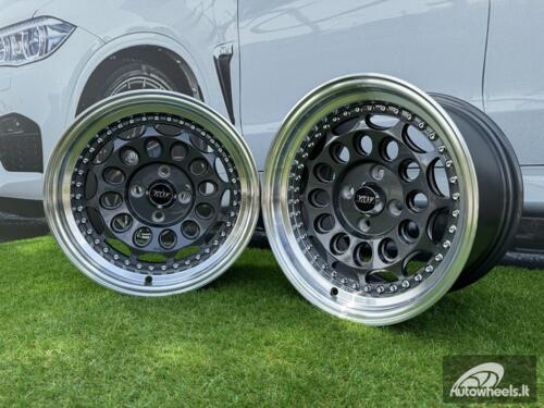  Ratlankis HVN Rotiform Style  R15X8J 4X100 ET10 73.1 Grey with Diamond cut lip
