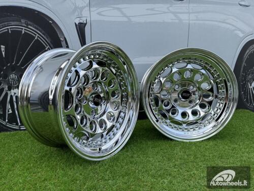  Ratlankis HVN Rotiform Style  R15X8J 4X100 ET10 73.1 Chrome