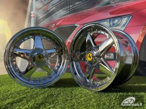 Ratlankis Ferrari Azev Type A Style R17X8.5J 5X112/5X120 ET25 72.6 Chrome