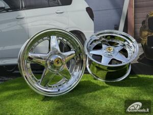 Ratlankis Ferrari Azev Type A Style R17X10J 5X112/5X120 ET15 72.6 Chrome