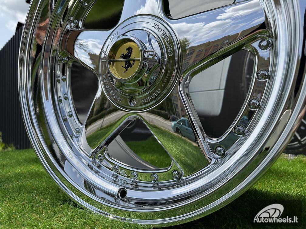 Ratlankis Ferrari Azev Type A Style R17X10J 5X112/5X120 ET15 72.6 Chrome