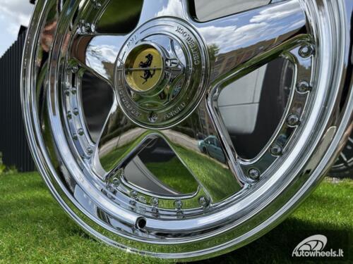 Ratlankis Ferrari Azev Type A Style R17X10J 5X112/5X120 ET15 72.6 Chrome