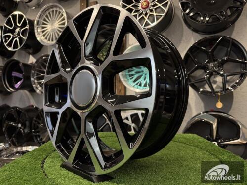 Ratlankis VW UP GTI Style R17X6.5J 4X100 ET40 57.1 Black with Diamond cut  for VW UP, Polo, Lupo