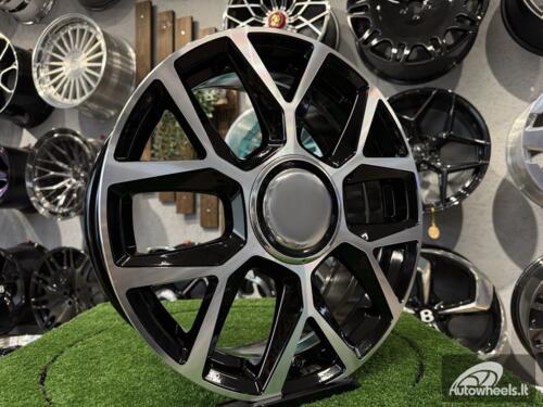 Ratlankis VW UP GTI Style R17X6.5J 4X100 ET40 57.1 Black with Diamond cut  for VW UP, Polo, Lupo