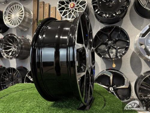 Ratlankis VW UP GTI Style R17X6.5J 4X100 ET40 57.1 Black with Diamond cut  for VW UP, Polo, Lupo