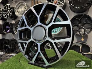 Ratlankis VW UP GTI Style R17X6.5J 4X100 ET40 57.1 Black with Diamond cut  for VW UP, Polo, Lupo