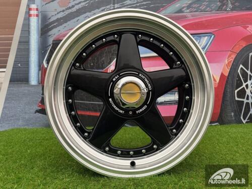 Ratlankis Ferrari Azev Type A Style R17X8.5J 4X100/5X100 ET25 73.1 Black