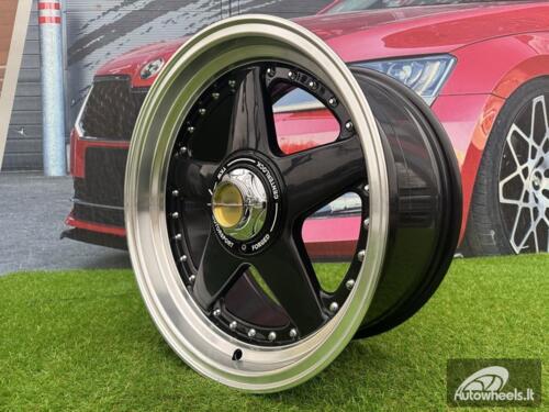 Ratlankis Ferrari Azev Type A Style R17X8.5J 4X100/5X100 ET25 73.1 Black