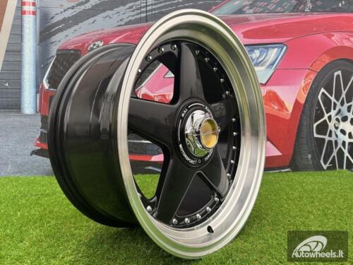 Ratlankis Ferrari Azev Type A Style R17X8.5J 4X100/5X100 ET25 73.1 Black