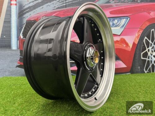 Ratlankis Ferrari Azev Type A Style R17X8.5J 4X100/5X100 ET25 73.1 Black