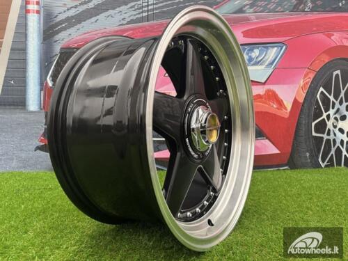 Ratlankis Ferrari Azev Type A Style R17X8.5J 4X100/5X100 ET25 73.1 Black