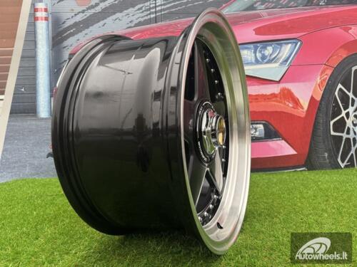 Ratlankis Ferrari Azev Type A Style R17X8.5J 4X100/5X100 ET25 73.1 Black