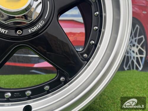 Ratlankis Ferrari Azev Type A Style R17X8.5J 4X100/5X100 ET25 73.1 Black