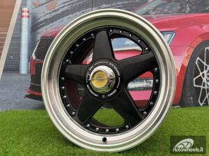 Ratlankis Ferrari Azev Type A Style R17X8.5J 4X100/5X100 ET25 73.1 Black
