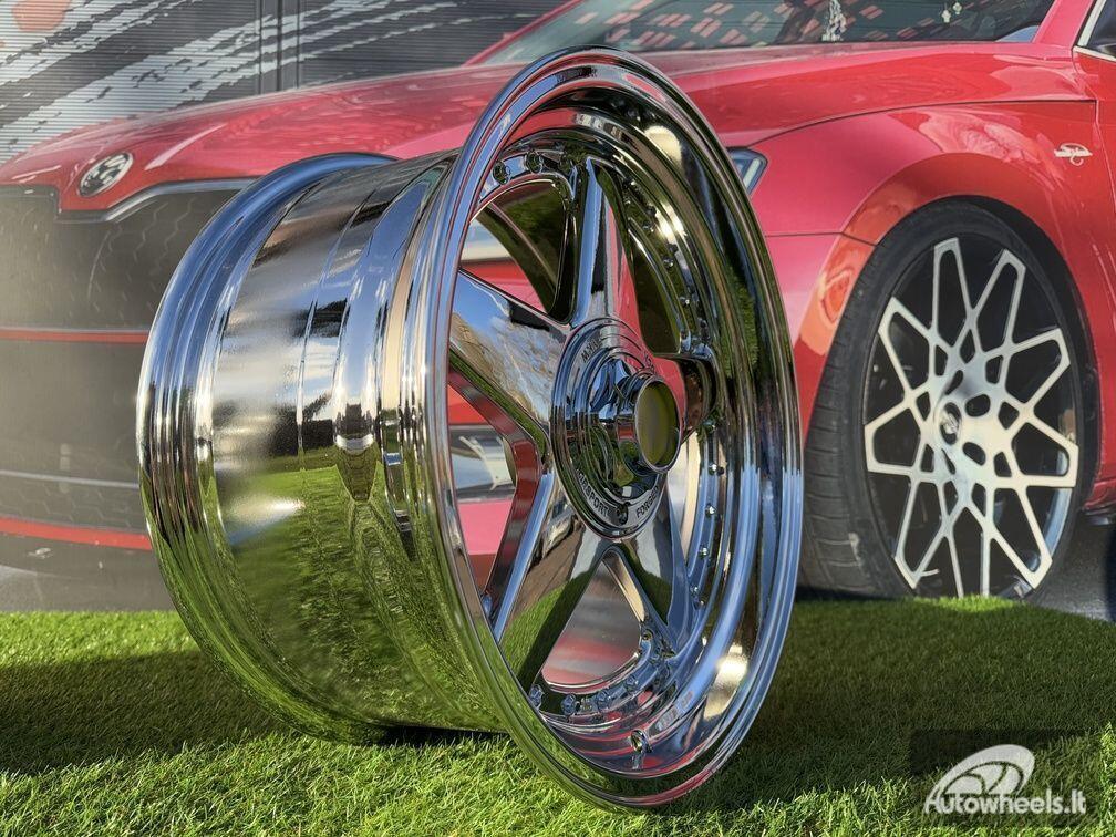 Ratlankis Ferrari Azev Type A Style R17X8.5J 4X100/5x100 ET25 73.1 Chrome