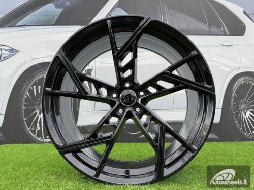Ratlankis R22x10  5X112  ET  20  66.5  I5611  Black (BL)  For AUD  (K7+Z5)  (New ABT Style)