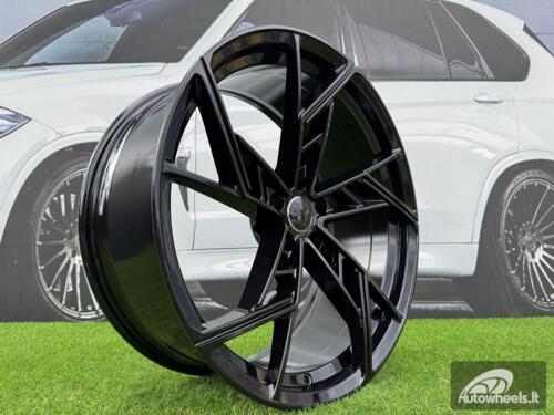 Ratlankis R22x10  5X112  ET  20  66.5  I5611  Black (BL)  For AUD  (K7+Z5)  (New ABT Style)
