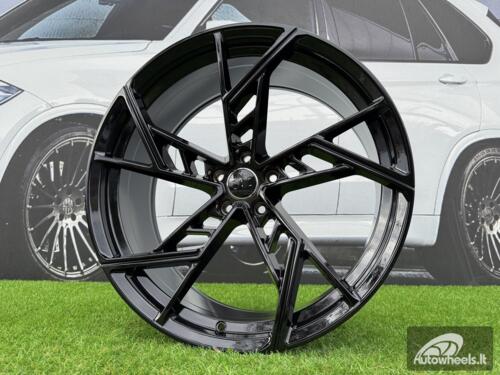 Ratlankis R22x10  5X112  ET  20  66.5  I5611  Black (BL)  For AUD  (K7+Z5)  (New ABT Style)