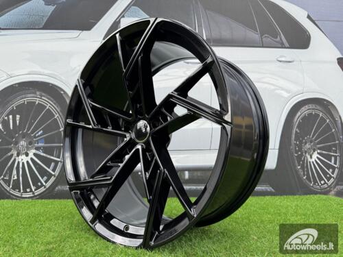 Ratlankis R22x10  5X112  ET  20  66.5  I5611  Black (BL)  For AUD  (K7+Z5)  (New ABT Style)