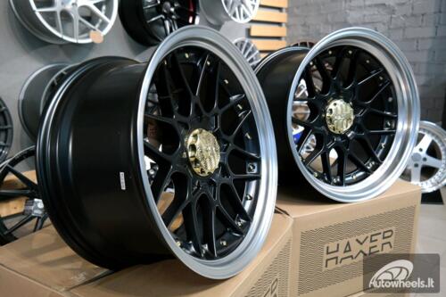 Ratlankis R18x9  10X120/112  ET  35  72.6  HX025  (HX025)  Black Half Matt+Polished Lip (BLHMPL)  For HAXER  (Z1)  (Rear+Front)