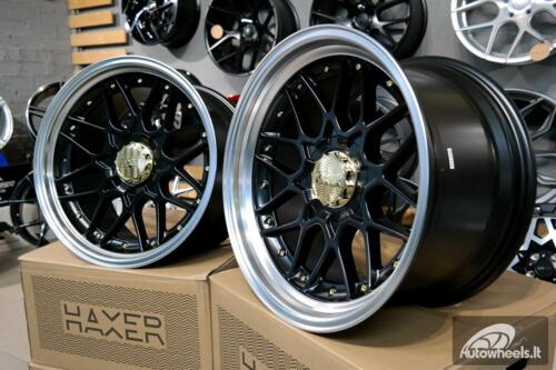 Ratlankis R18x9  10X120/112  ET  35  72.6  HX025  (HX025)  Black Half Matt+Polished Lip (BLHMPL)  For HAXER  (Z1)  (Rear+Front)