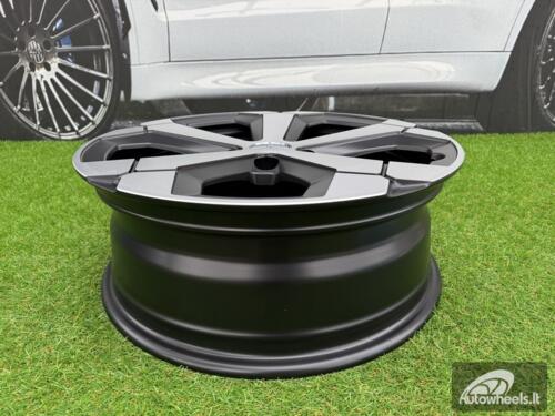 Ratlankis R17x6.5  5X114.3  ET  32  66.1  Y1274  Black Polished Half Matt (MBHM)  For DACIA  (P)  (NEW Model)
