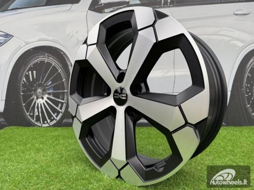 Ratlankis R18x6.5  5X114.3  ET  32  66.1  Y1274  Black Polished Half Matt (MBHM)  For DACIA  (K2)  (NEW Model)